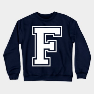 College Letterman F Crewneck Sweatshirt